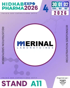 Merinal, sponsor signature de Hidhab Pharma Expo 2026