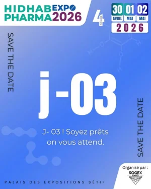 On y est presque... Plus que 72h avant Hidhab Pharma Expo