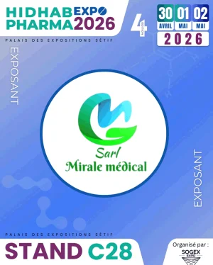 Mirale Médical vous donne rendez-vous à Hidhab Pharma Expo 2026