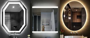 عرض مميز: أثاث حمام PVC عصري مع مرآة LED ديجيتال