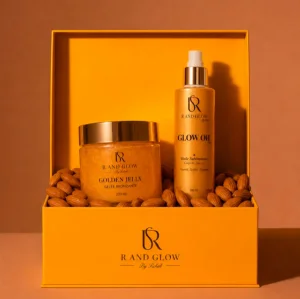 Découvrez l’alliance irrésistible de notre Glow Oil et de la Golden Jelly signés R and Glow .