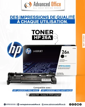 Toner HP 26A_Des impressions de qualité à chaque utilisation.