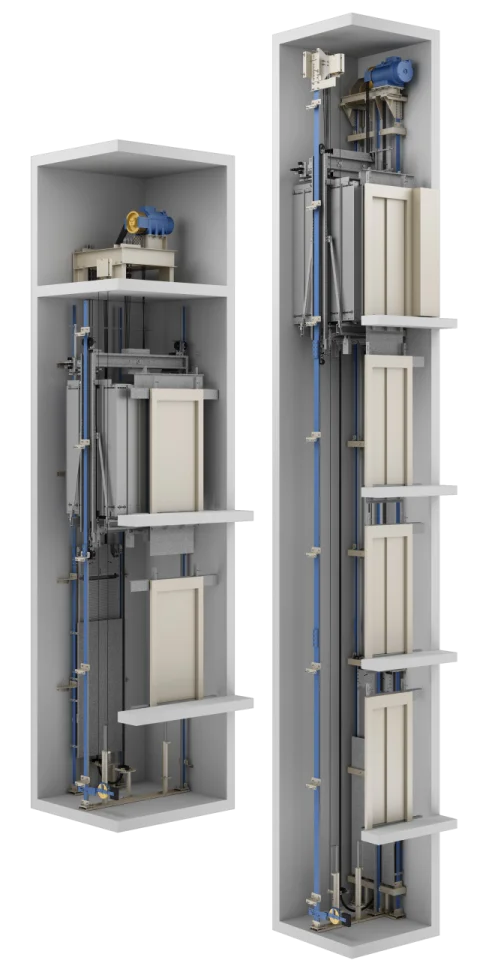 ASCENSEUR ELECTRIQUE SANS LOCAL DE MACHINERIES (MRL)