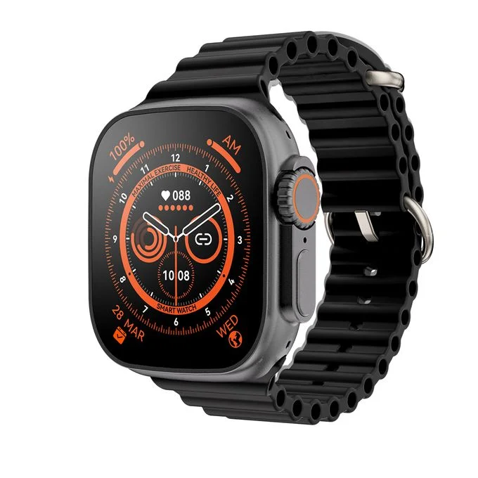 montre Intelligente T800 Ultra étanche chargeur sans fil noir