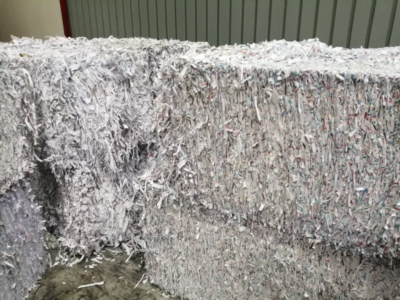 Déchets papier Vpm ouate extra blanc et journaux invendus
