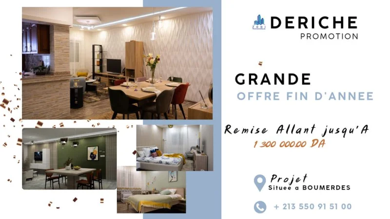 DERICHE PROMOTION vous offre une incroyable remise sur nos superbes appartements.