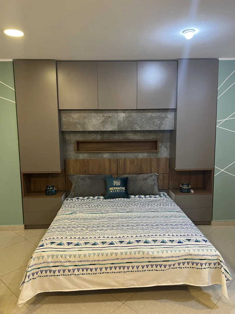 Lit avec dressing intégré