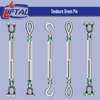 Tendeurs Green Pin