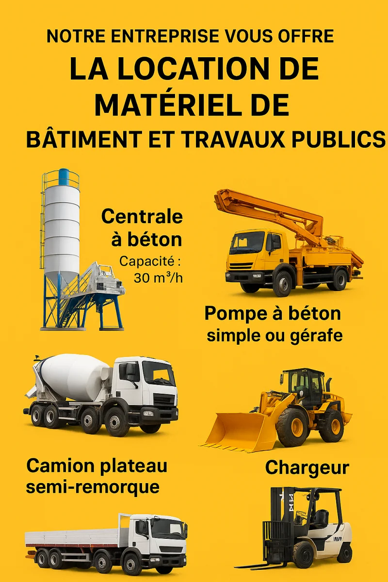 Location Matériels de BTPH