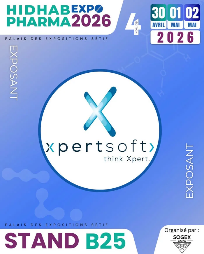 Hidhab Pharma Expo : découvrez XPERT Soft au stand B25