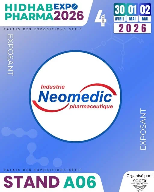 Laboratoire Neomedic vous donne rendez-vous à Hidhab Pharma Expo 2026