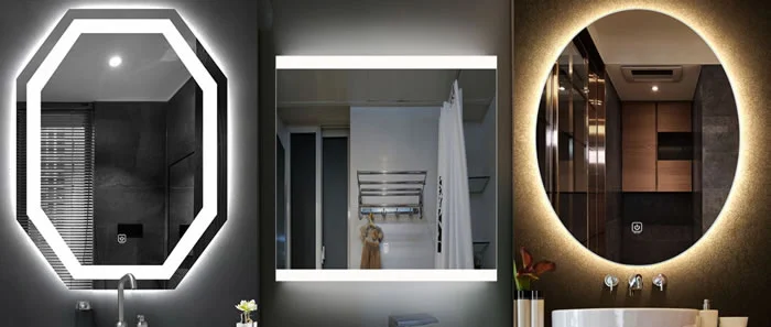 عرض مميز: أثاث حمام PVC عصري مع مرآة LED ديجيتال