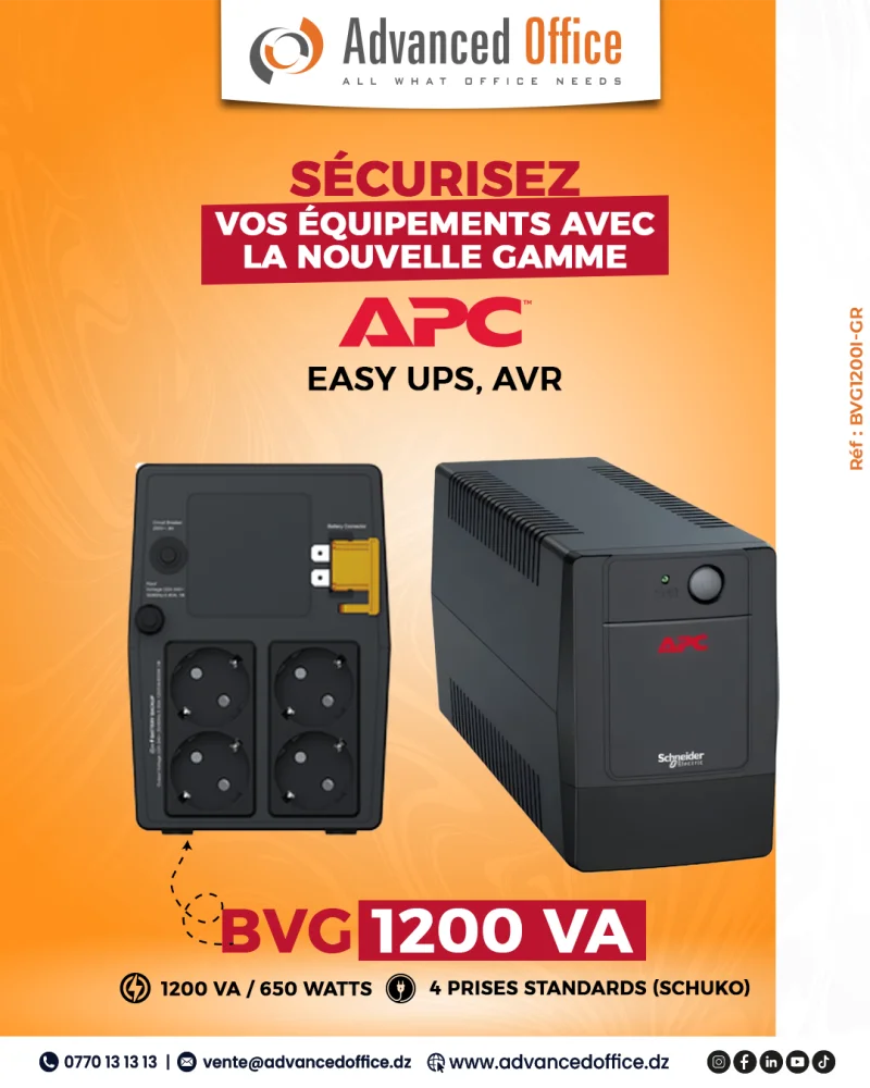 Nouvelle gamme APC BVG